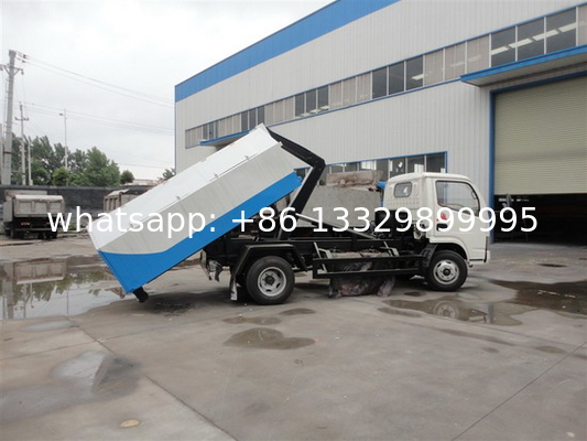 Factory sale best price CLW brand 4cbm hydraulic lifting mini garbage truck, high quality and best price garbage truck