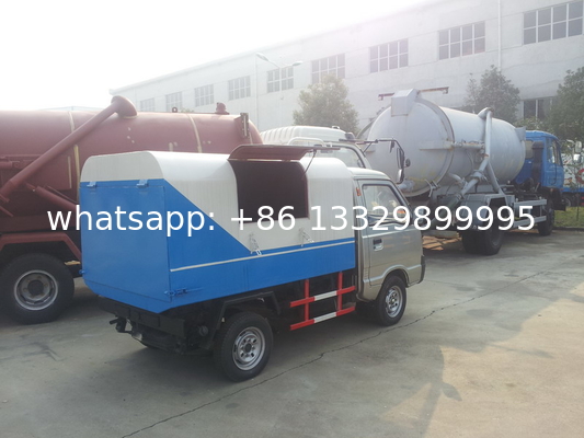 China 1 ton Chang'An brand 4x2 gasoline small garbage collection vehicle, high quality mini sealed garbage truck