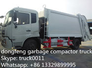 Dongfeng 4X2 LHD 10tons Compress Garbage truck for sale, best price dongfeng diesel 210hp/180hp garbage compacted truck