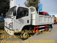 ISUZU 4*2 6-8ton dump truck for sale, factory sale China cheaper prcie ISUZU brand dump tipprt truck