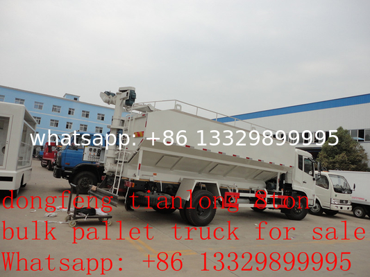 Dongfeng tianjin 20cbm poultry feed pellet truck for sale, China best price 10tons animal feed transported truck sale