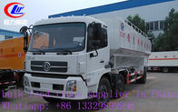 dongfeng tianjin 6*2 30cbm farm-oriented poultry feed truck for sale, best price 15tons animal feed transported truck