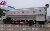 dongfeng tianjin 6*2 30cbm farm-oriented poultry feed truck for sale, best price 15tons animal feed transported truck