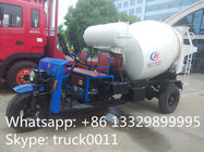 high quality and best price 1.5cbm 3 wheels concrete mixer truck for sale,factory direct sale mini truck mounted mixer