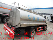 factory price high quality road milk tank truck for sale, factory direct sale best price CLW stainless steel milk truck