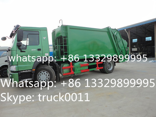 SINO TRUK HOWO LHD/RHD garbage compactor truck for sales, Best price12cbm compacted garbage truck for sale
