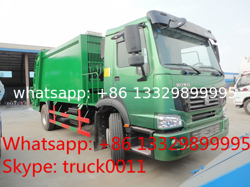SINO TRUK HOWO LHD/RHD garbage compactor truck for sales, Best price12cbm compacted garbage truck for sale