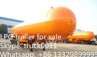 factory price CLW bulk lpg gas trailer for sale, high quality with best price gas cooking propane tanker tailer for sale