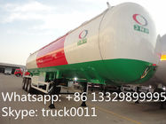 57cbm 3 axle LPG tanker semi-trailer for propane for sale, BPW 57,000Liters propane gas road transported tank for sale