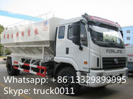 Foton 20cbm poultry animal feed truck for sale, forland brand 8-10tons farm-oriented animal feed delivery truck