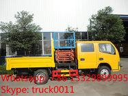 hot sale dongfeng brand 14m aerial working platform truck with bucket, best price hydraulic aerial working bucket truck
