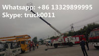 Dongfeng 12m-20m telescopic boom high altitude operation truck, best price hot sale telescopic overhead working truck