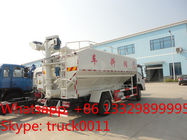 smallest forland LHD 8cbm fish feed delivery trucks for sale, best price forland poultry animal feed delivery truck