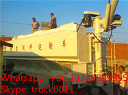 hot sale electronic discharging poultry animal feed tank truck, best price farm-oriented feed transported truck for sale
