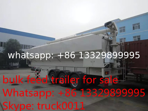 hot sale electronic discharging poultry animal feed tank truck, best price farm-oriented feed transported truck for sale