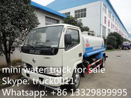 cheapest price high quality dongfeng RHD 95hp water sprinkling truck for sale, factory sale best price water carrier