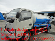 dongfeng duolika 4*2 LHD 120hp sludge tank truck for sale, best price China good price vacuum sewage suction truck