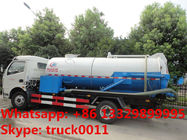 dongfeng duolika 4*2 LHD 120hp sludge tank truck for sale, best price China good price vacuum sewage suction truck