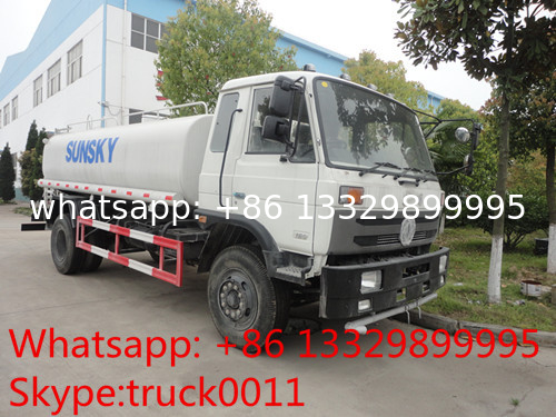 dongfeng 190hp RHD/LHD 15,000L water tank for sale, factory direct sale best price dongfeng 190hp water cistern truck,