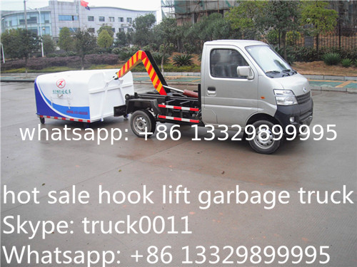 Factory sale best price CLW brand 4cbm hydraulic lifting mini garbage truck, high quality and best price garbage truck