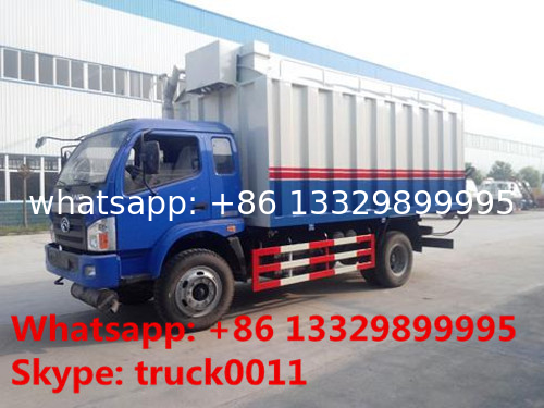 18cubic meters bulk grains farm delivery truck for sale, best price bulk grains self-sucking discharging van truck