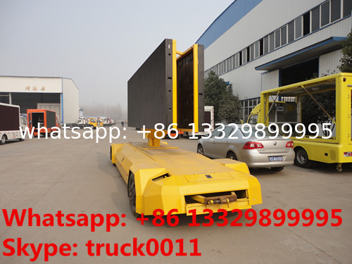 outdoor mobile LED displays screen advertising billboard trailer for sale, led trailer