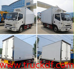 factory selling 4x2 35cbm 10ton jac refrigerator box truck, high quality and competitive price 5-8ton refrigerated tuck