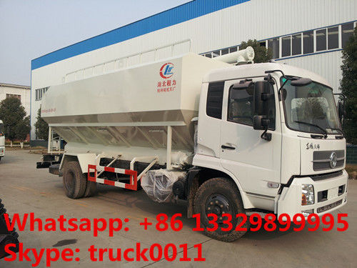 Euro 3 dongfeng tianjin  170hp livestock and poultry transportation feed tank truck, farm-oriented feed truck
