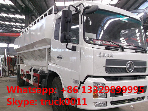 dongfeng 190 20cbm Euro 3 bulk feed truck for sale, poultry and livestocks farm-oriented feed transported truck