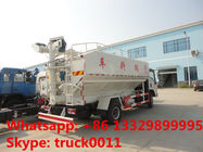 hot sale new brand dongfeng 12m3 hydraulic poultry feed truck, factory sale best price farm-oriented poultry feed truck