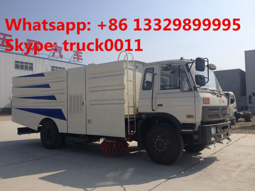  170hp road sweeper for sale, street sweeping vehicle with factory price,
