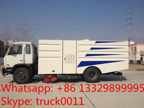  170hp road sweeper for sale, street sweeping vehicle with factory price,