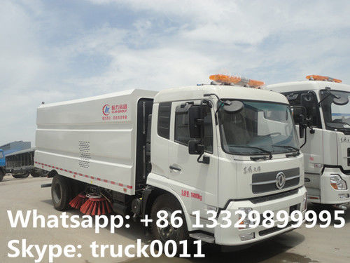 dongfeng 4*2 LHD  180hp/185hp diesel road sweeper cleaning vehicle for sale, best price CLW road cleaning vehicle