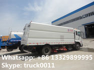dongfeng 4*2 LHD Cummins 180hp/185hp diesel road sweeper cleaning vehicle for sale, best price CLW road cleaning vehicle