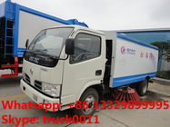 hot sale best price dongfeng RHD 5.5cubic meters dongfeng road sweeper, factory direct sale 95hp diesel street sweeper