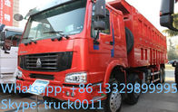 Euro 2 howo 6*4 RHD 336hp diesel engine dump tipper truck for sale, best price HOWO RHD 40tons
