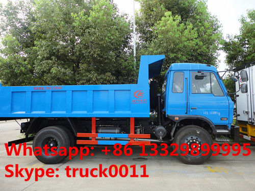  190hp dongfeng brand 10tons dump truck for sale, factory sale best price dongfeng 153 LHD 4*2 dump tipper truck