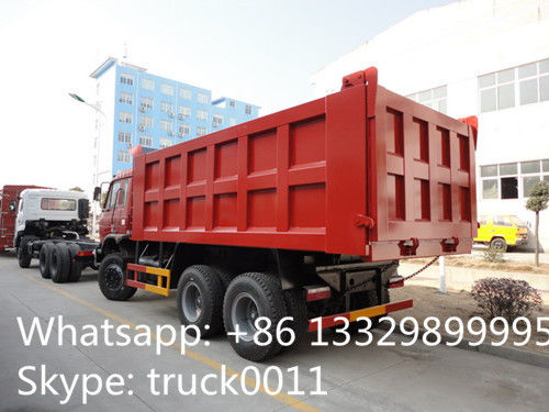 Euro 3 dongfeng 210hp dump tipper truck for sale, factory sale best price Cummin 210hp engine dump tipper truck