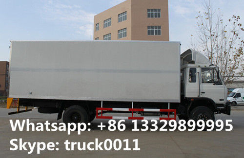 4x2 dongfeng 8 ton to 15 ton refrigerated van, hot sale best price Cummin 170hp dongfeng brand refrigerated truck