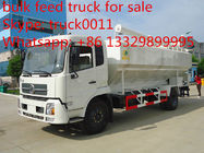China best price 3-27ton poultry feed truck for sale, factory sale hydraulic/electronic farm-oriented feed truck
