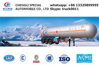 CLW brand ASME standard LPG tank trailer 40500~59520L for sale, factory sale best price ASME LPG gas tanker trailer
