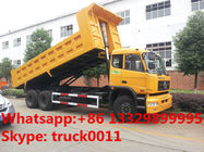 factory direct sale dongfeng dalishen 6*4 30ton dump truck for sale, 10 wheels sand transporting dump truck for sale