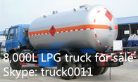 ASME standard 6ton bulk gas cylinder refilling truck for sale, hot sale best price 6300kg lpg gas propane filing truck