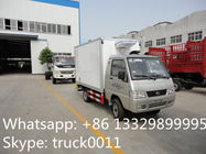 FOTON 4×2 41HP 1tons Refrigerator Truck,best quality  forland mini 1tons gasoline cold room truck for ice-cream for sale