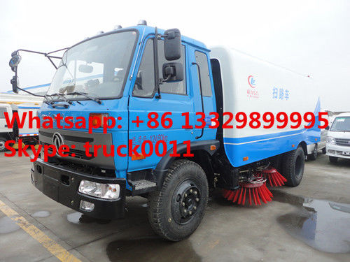 China biggest cheaper road sweeper for sale,facotory direct sale price  190hp street sweeper truck for sale,