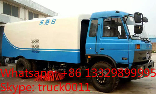 China biggest cheaper road sweeper for sale,facotory direct sale price  190hp street sweeper truck for sale,
