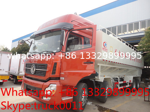 40cbm animal bulk feed tank truck for sale,CLW brand 20tons-25ton dongfeng farm-oriented feed delivery truck for sale