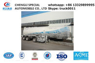factory price 25.1 metric tons lpg gas propene trailer for sale, hot sale road transported propene tank semitrailer