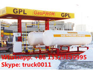 mini 2 metric tons LPG Skid Mounted Refilling Station with LPG Bottling Plant for sale,mobile skid lpg gas filling plant
