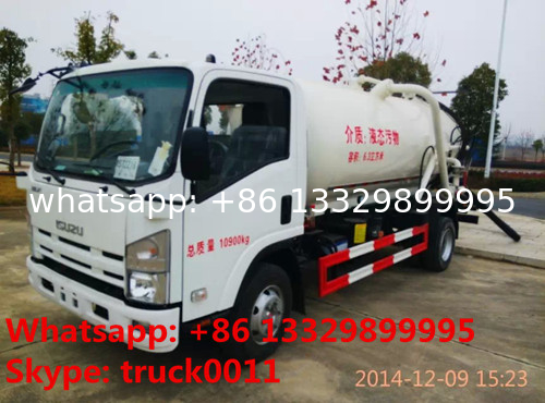 2020s new best price ISUZU vacuum truck for sale, ISUZU sewage suction truck for sale, sludge tank truck for sale